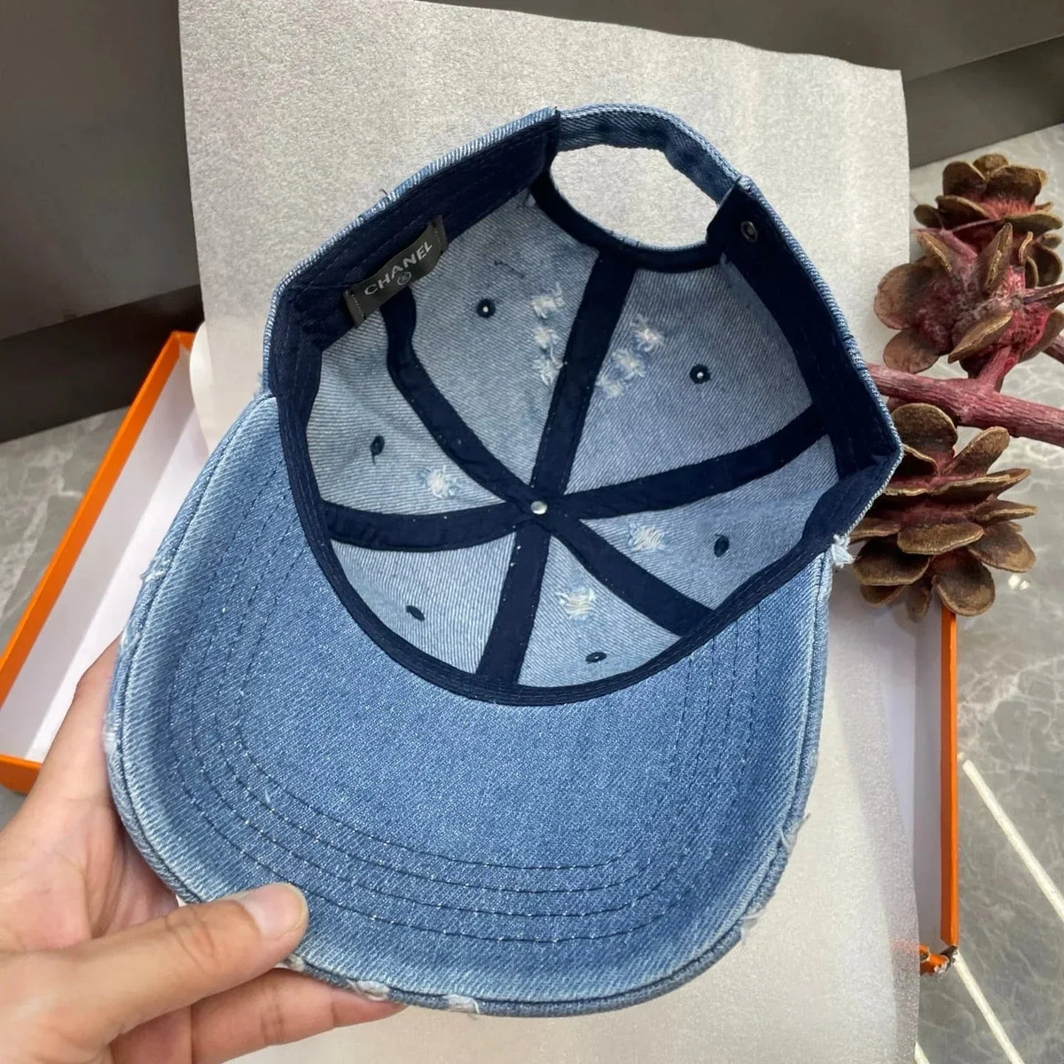 CHA  Denim Baseball Cap 213487