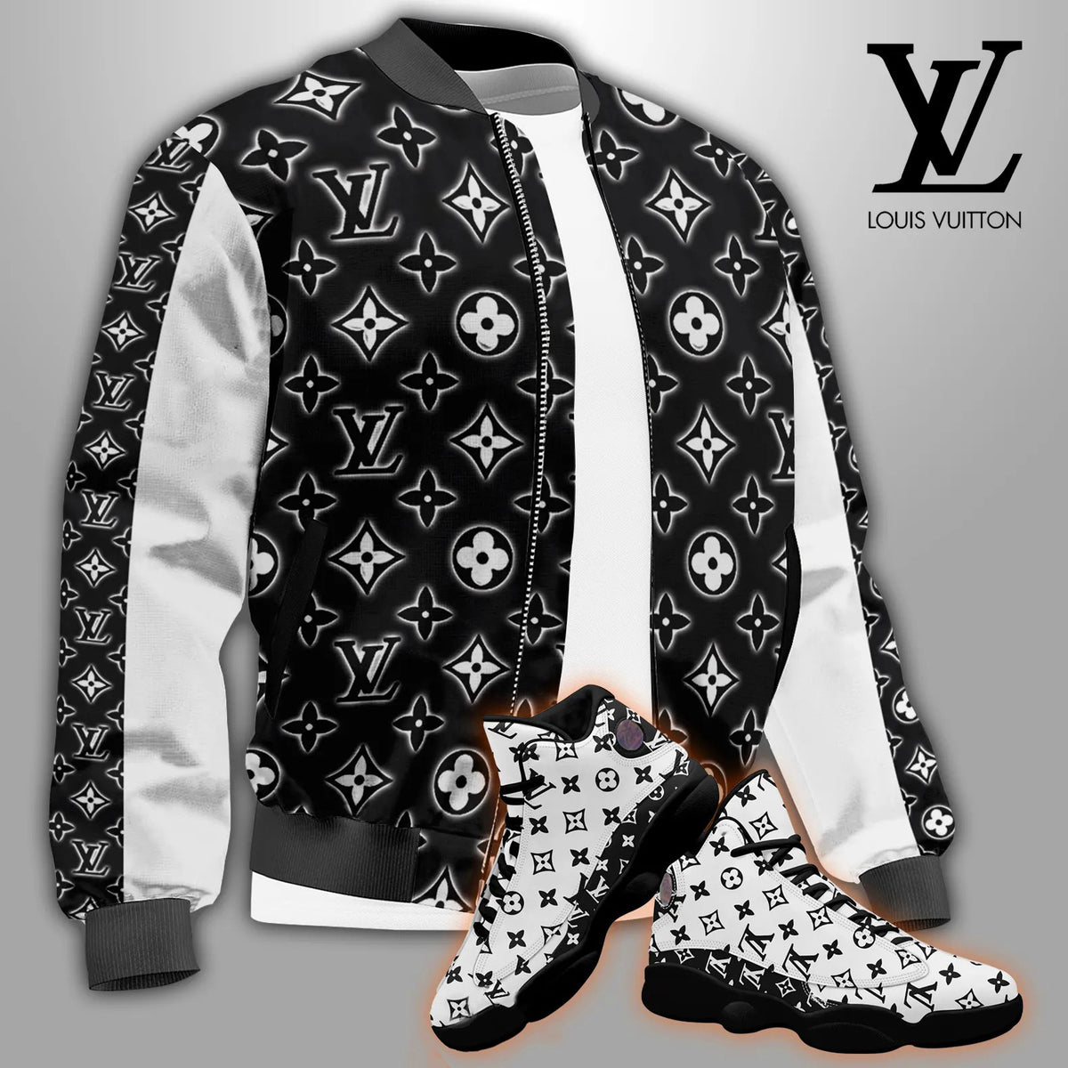New V Limited Edition Jacket Match AJ 13 Sneaker Hot 2024 3D-0424101701