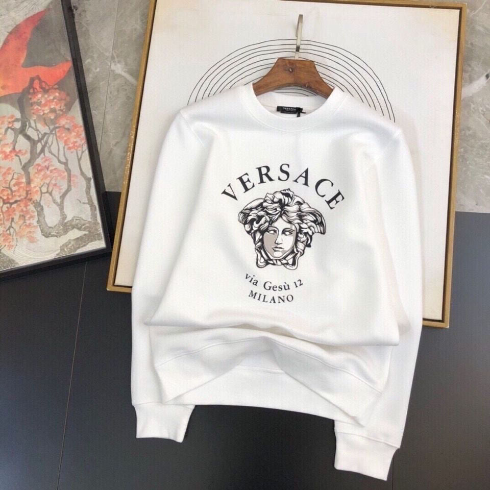 Vs Logo 24Ss New Fashion Round Neck Sweatshirt fb0424082902