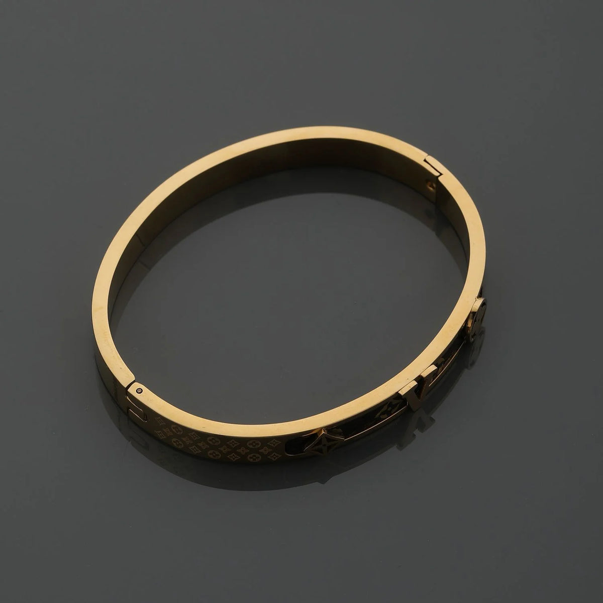 Bracelet Titanium Steel Women's Light Luxury Old Flower Bracelet 1024050903