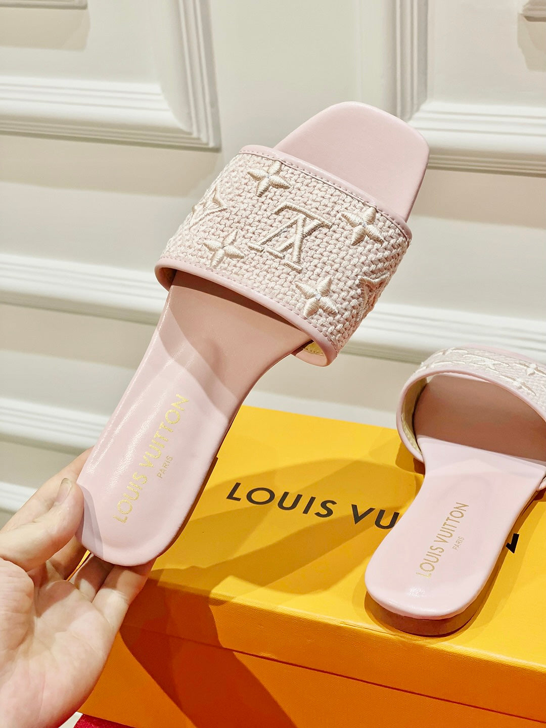 23 New summer slippers LOGO jacquard classic slippers XC 04 230717 02