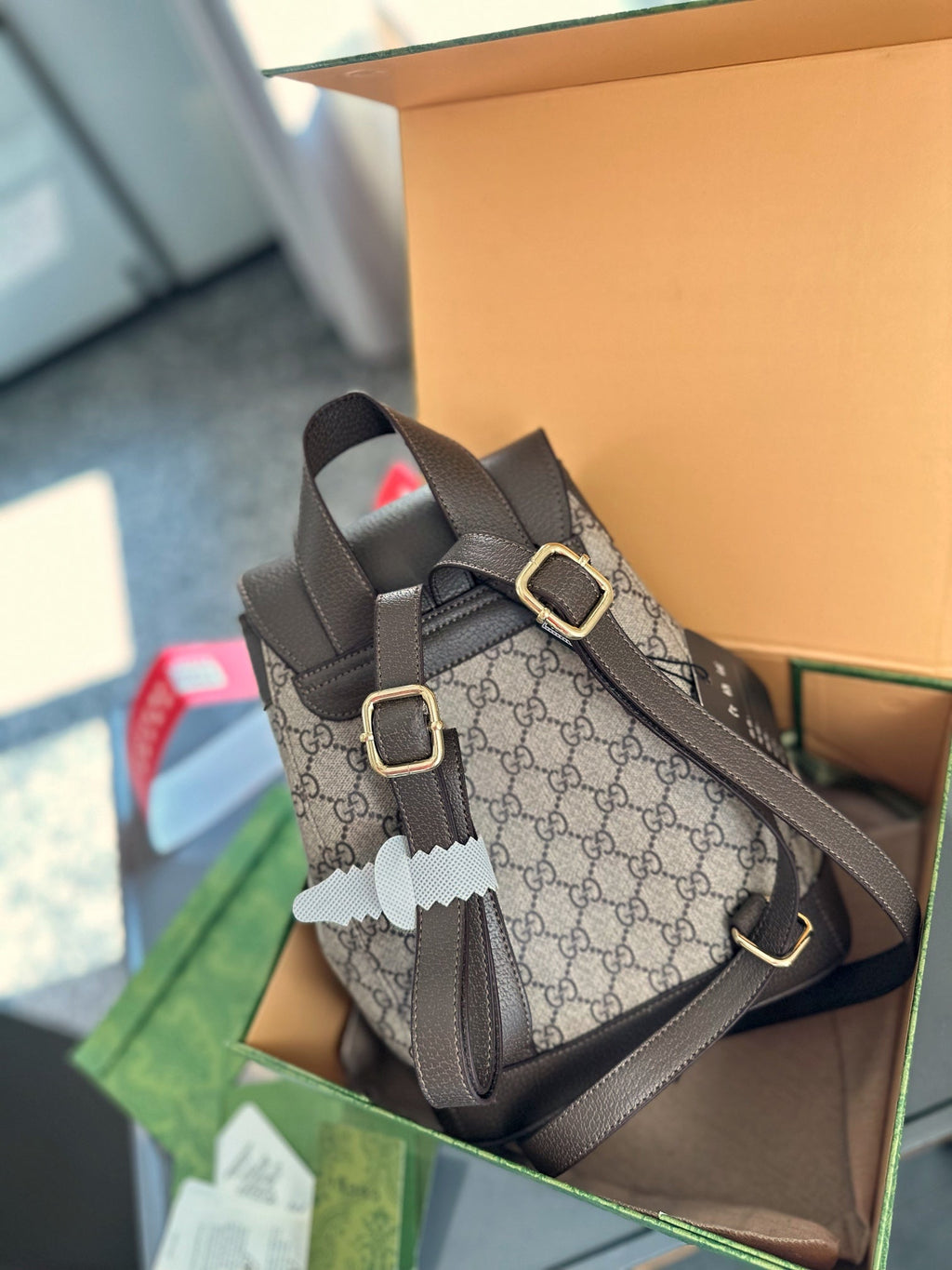 G pattern backpack 0424052811