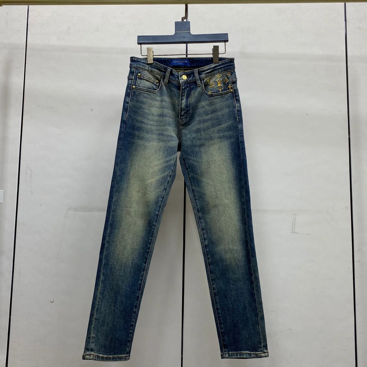 High-End Men’s Fitted Straight-Leg Jeans BS1026071503