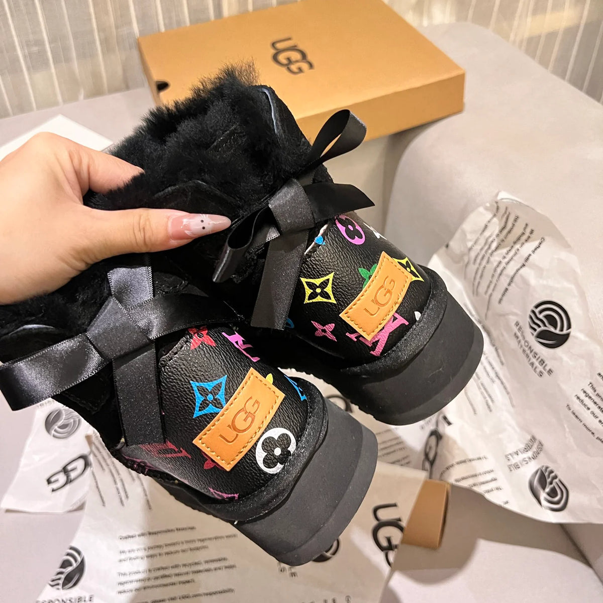 Classic versatile collaboration snow boots 1025101723
