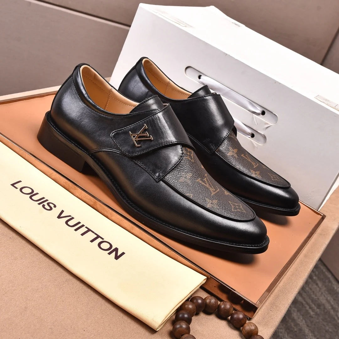 Men's Classic Dress Shoes Black Penny Loafer 1024070915