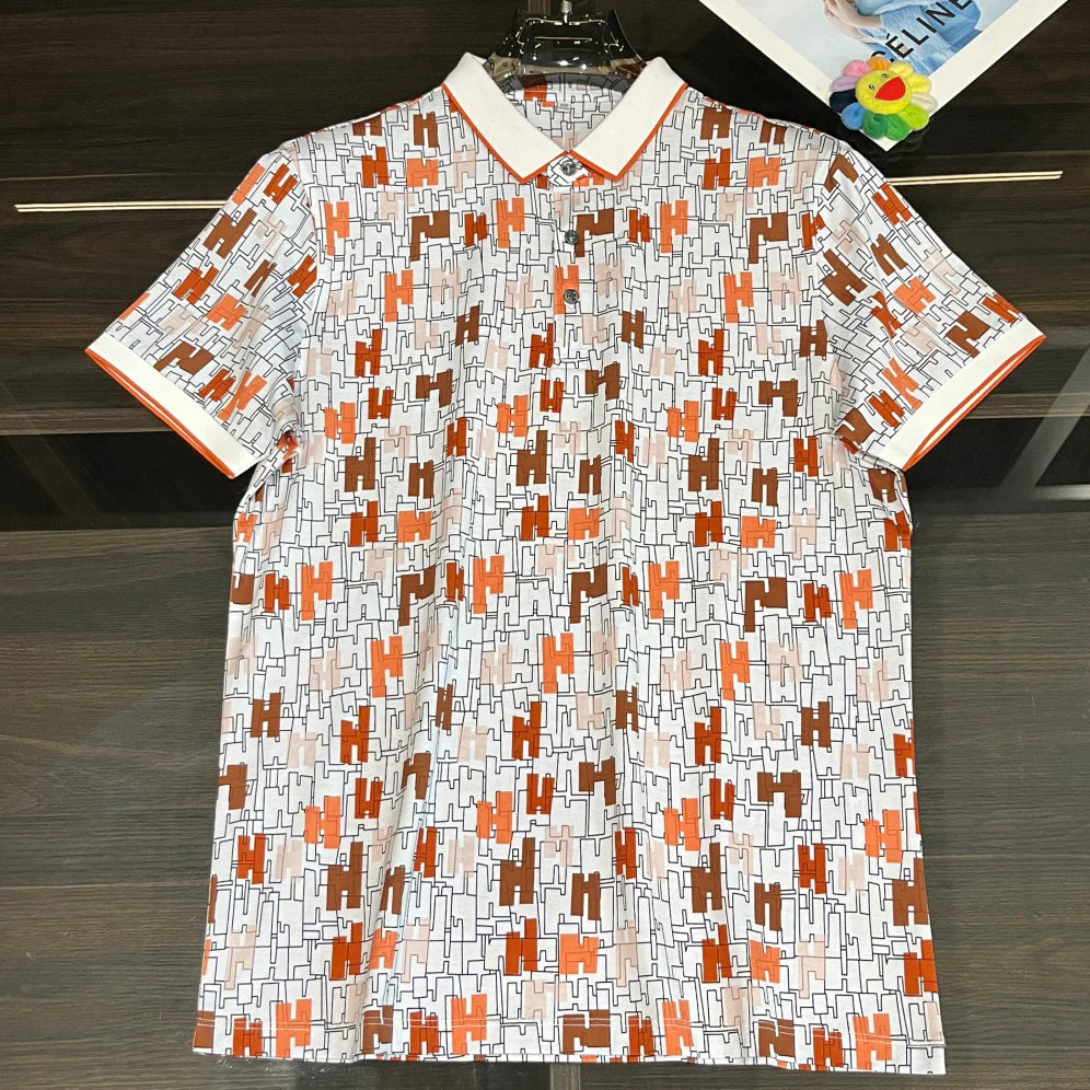 New collar boutique short sleeved t-shirt 3D-1025032108