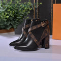 High-heeled versatile ankle boots 1425122601