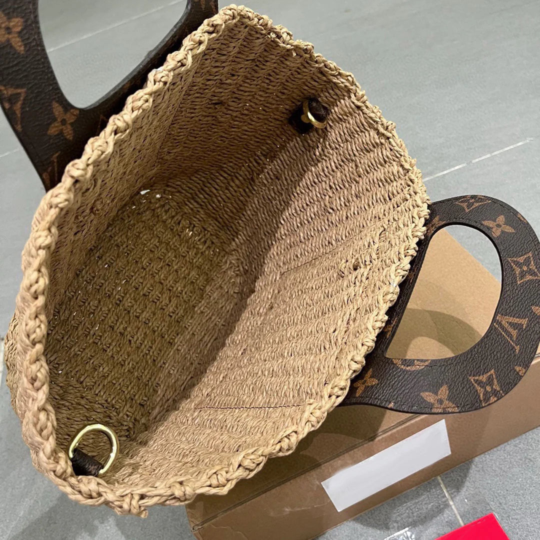 New Fashion Casual Woven Tote Bag 1024042301