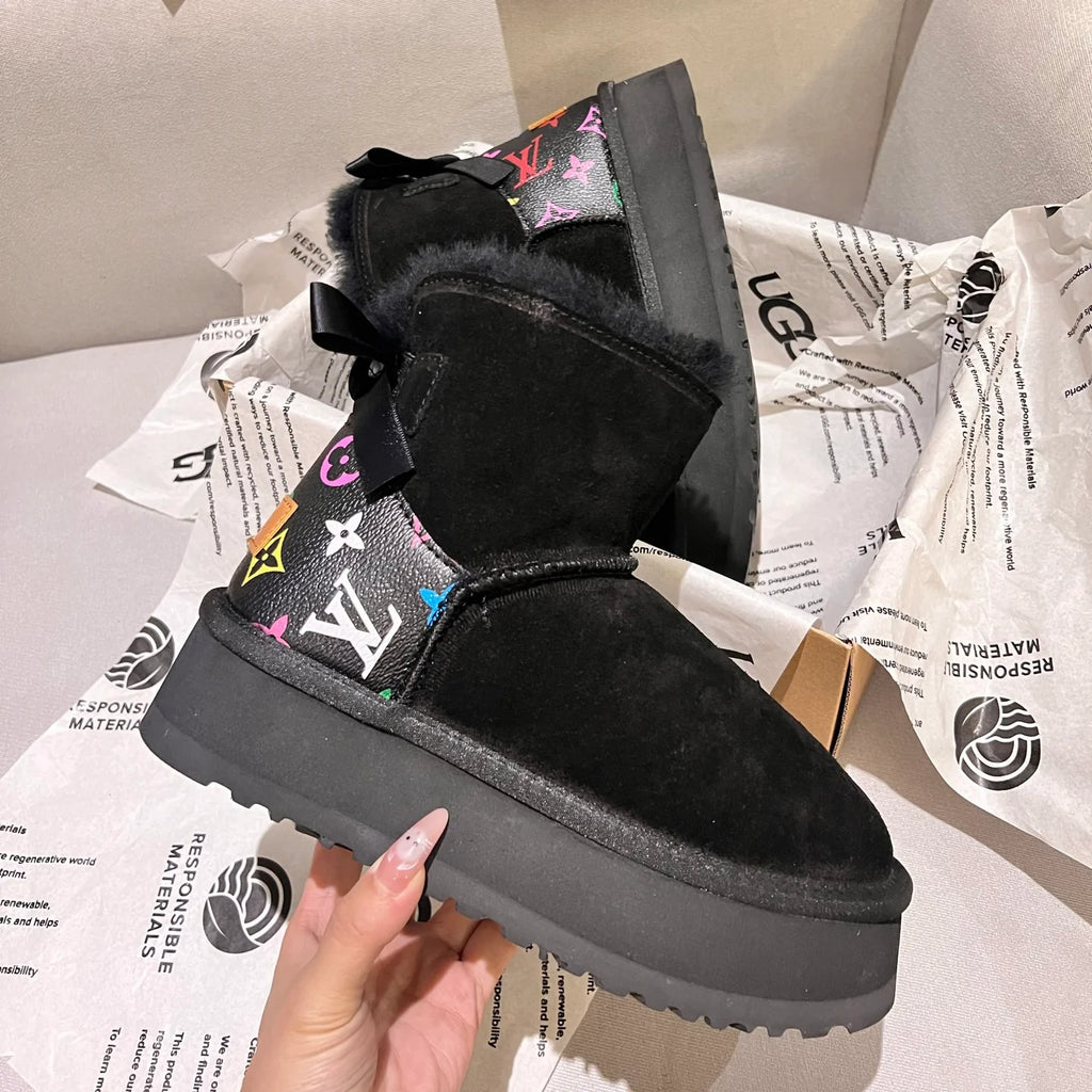 Classic versatile collaboration snow boots 1025101723