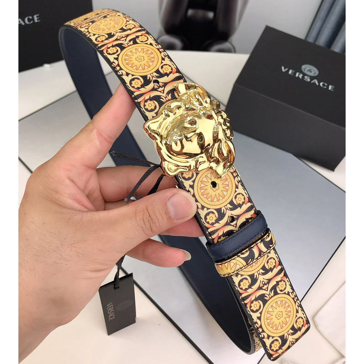 New fashion and versatile printed belt 1025030603