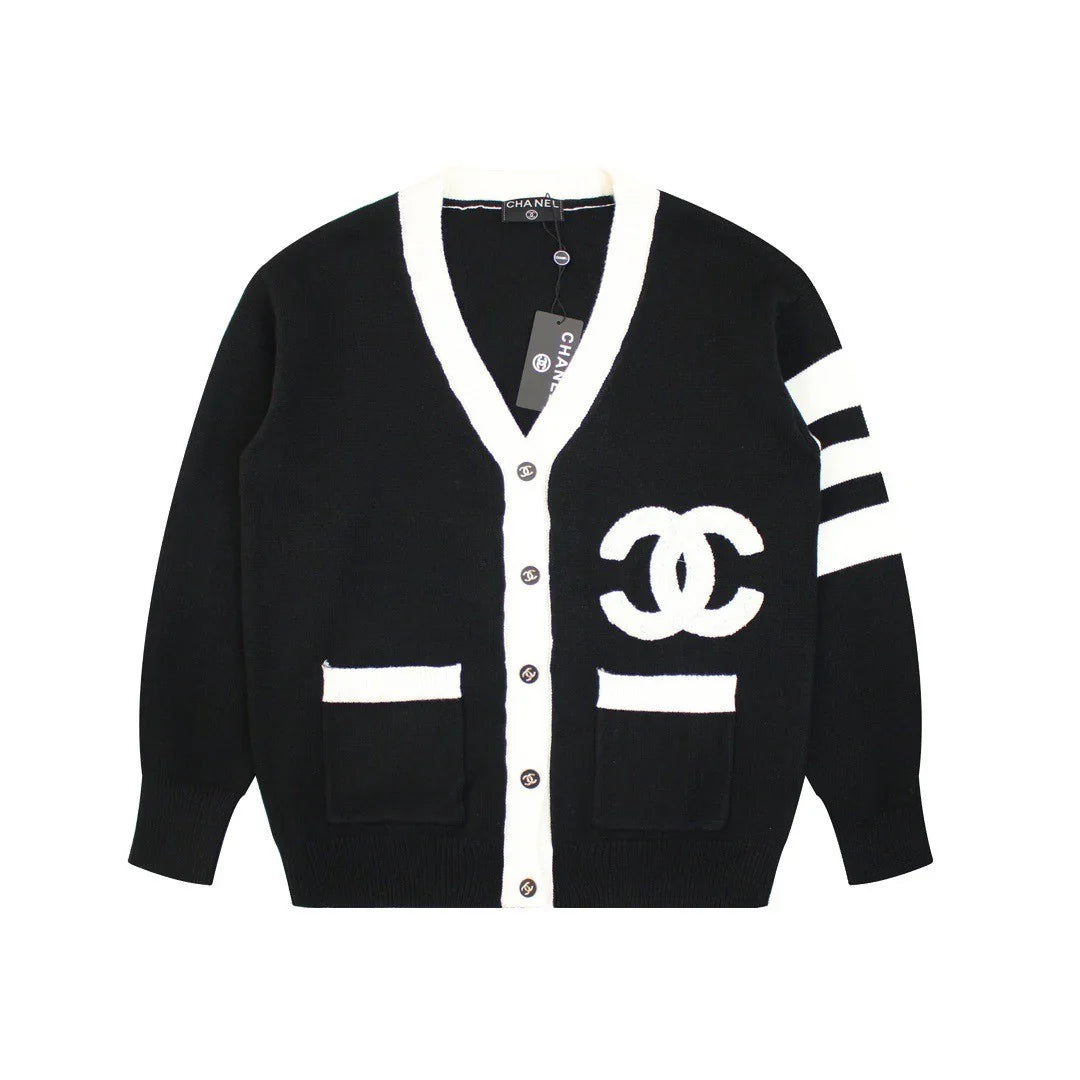 Versatile Knitted Embroidered Cardigan 1024093027