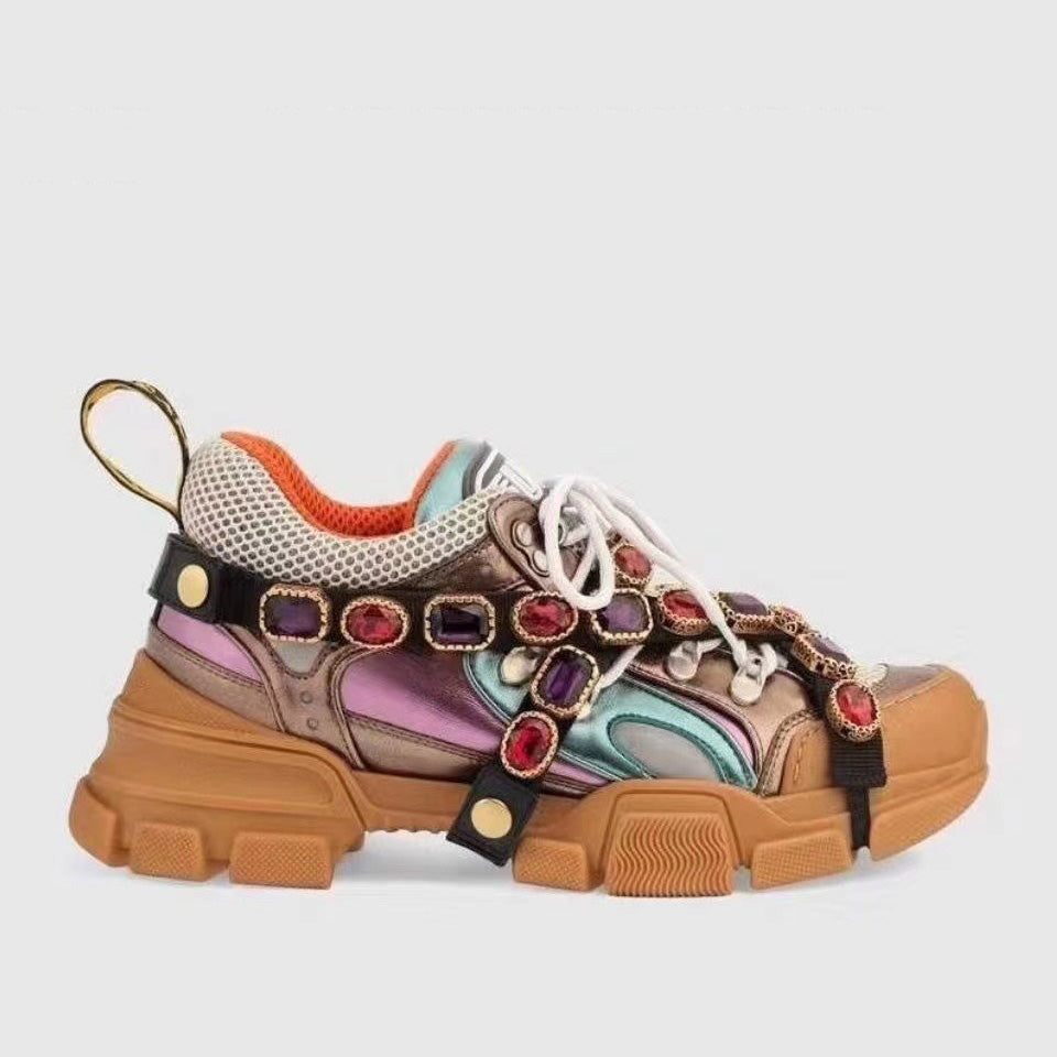 2023 Women's casual rhinestone Fashion Leisure Sneakers