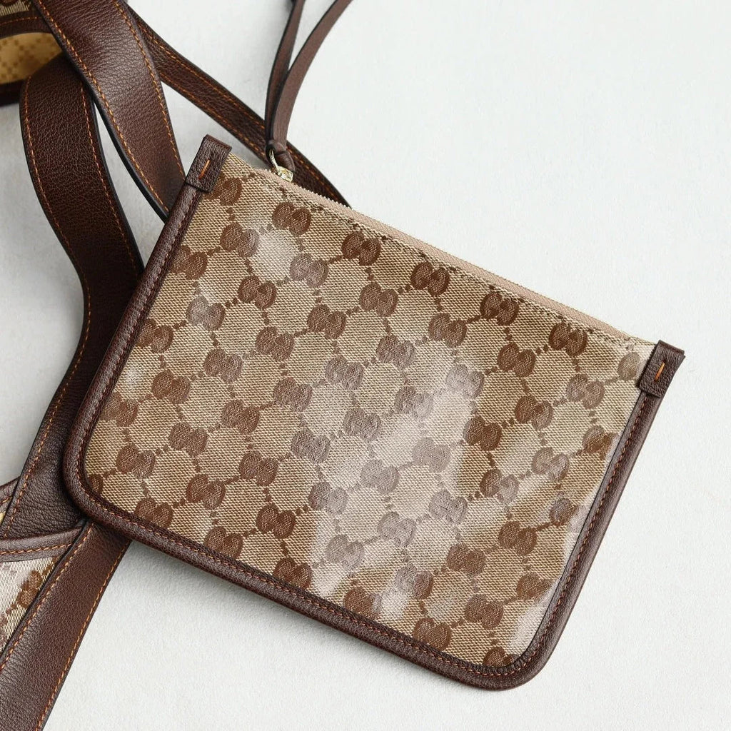 GG  2026 Giglio Shoulder Bag 25cm Canvas Calfskin