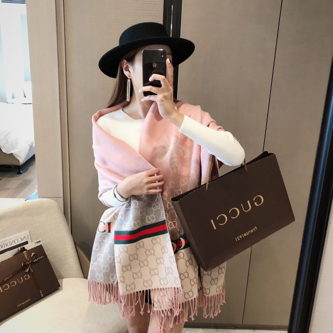 New double-sided two-color scarf shawl PD10071109