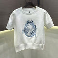 New Fashion Women's DIO Short Sleeve Knit Top PD1326091807