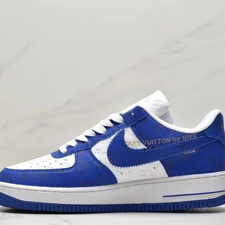V& Jointly Signed Sneakers Blue and White