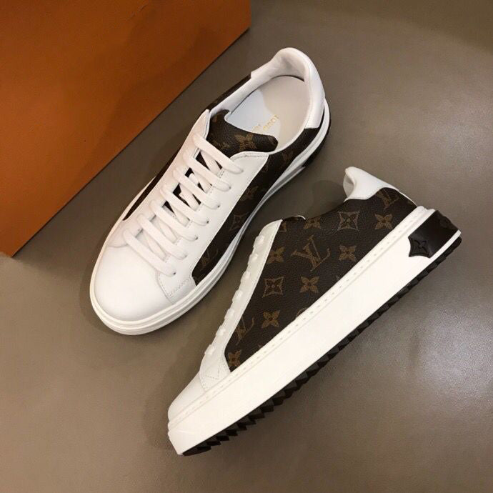 White Monogram Luxembourg Sneaker