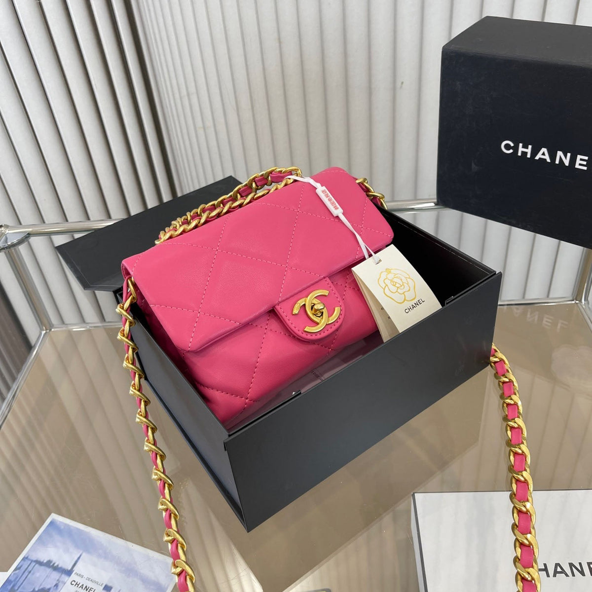 Five-color Exquisite Treasure Chain Bag WLFBG23021701