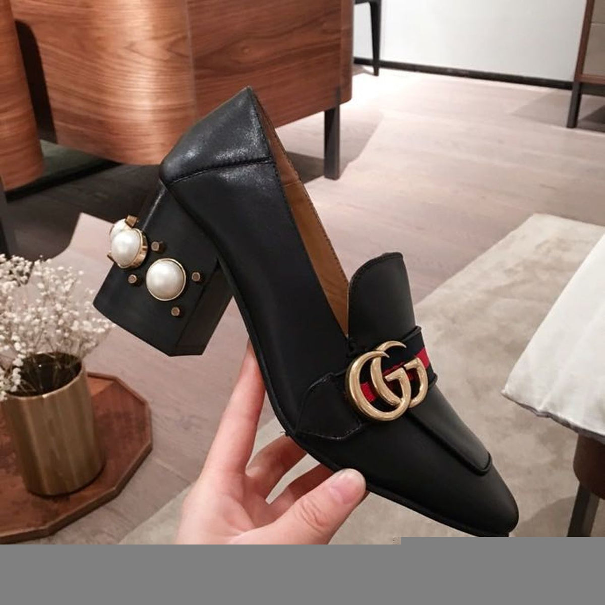Women's Mid-Heel Loafer White For Women
