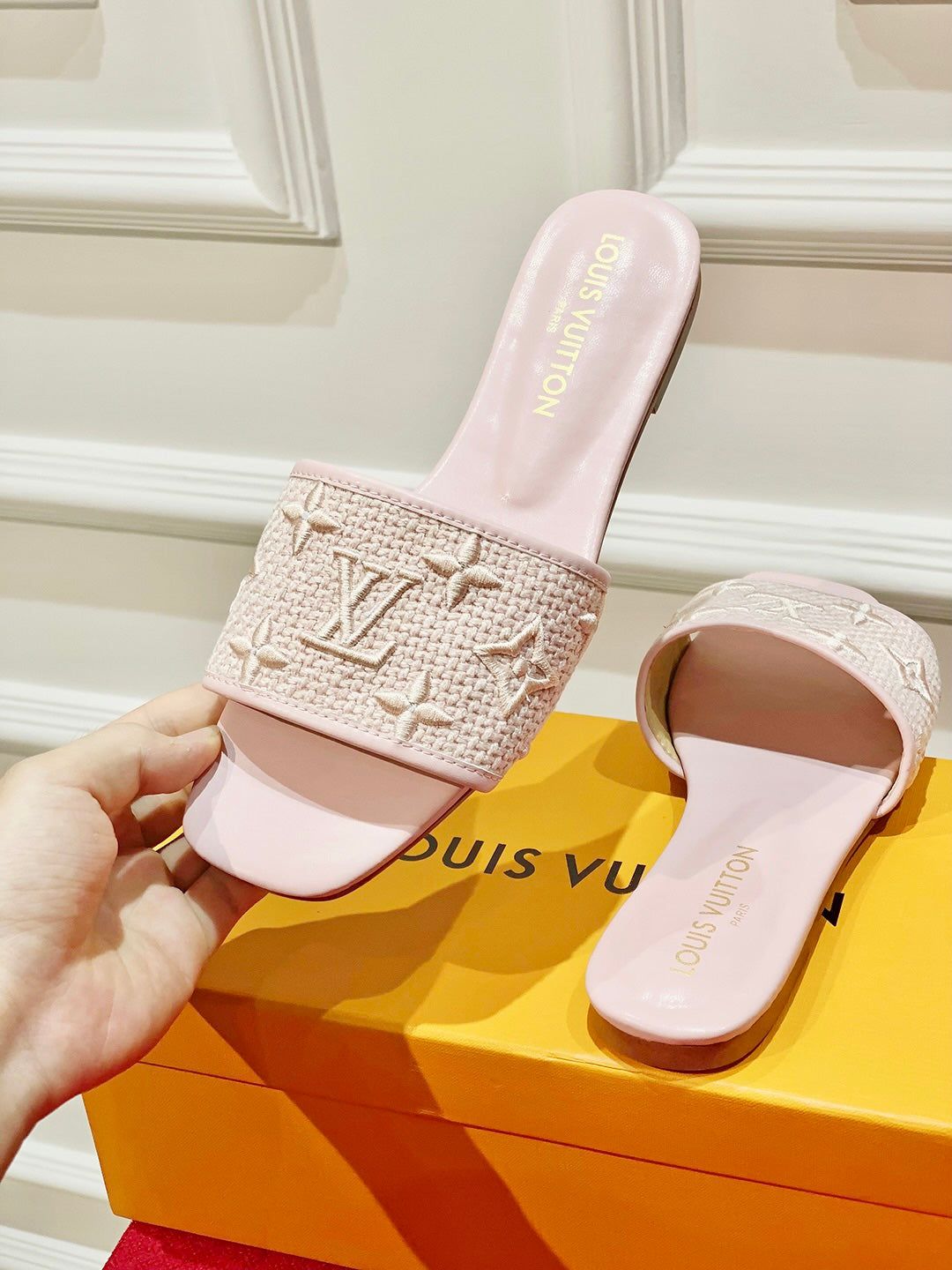 23 New summer slippers LOGO jacquard classic slippers XC 04 230717 02
