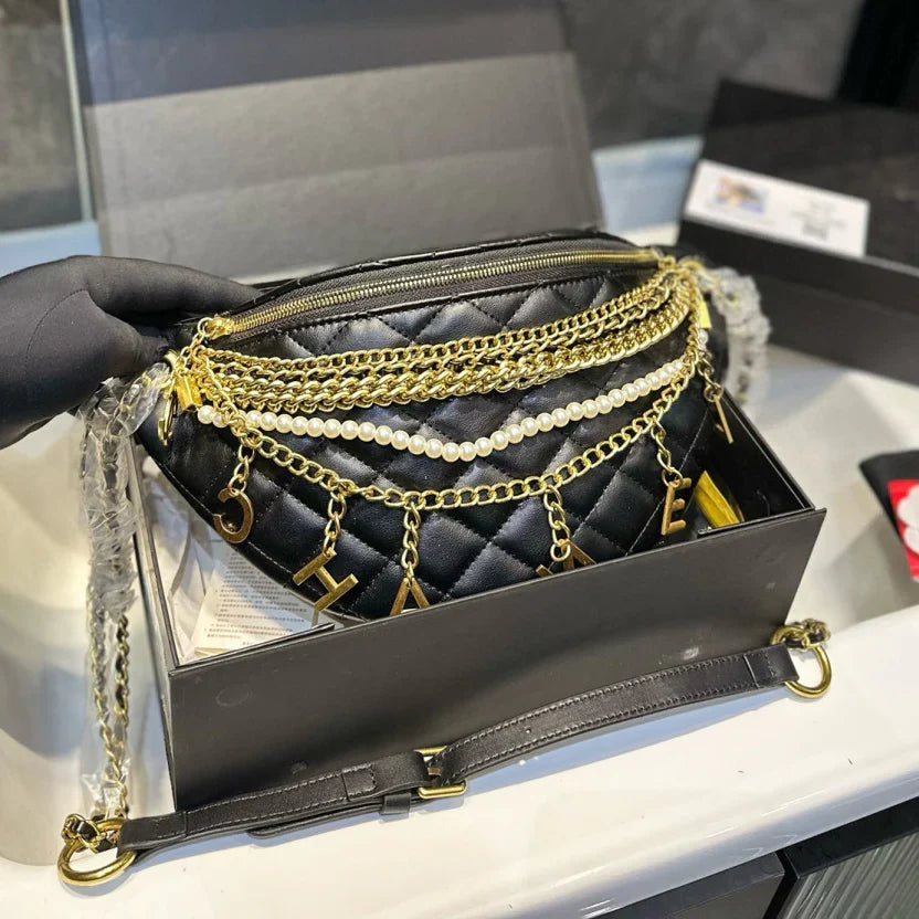 New fashion shoulder bag tassel section chest bag  1025040303