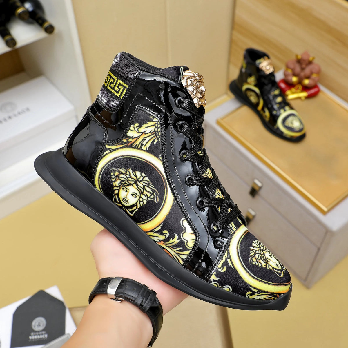 Men's High Top Classic Casual Sneakers 1024122715