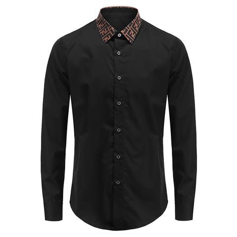 High end business casual gentleman slim fitting shirt PD10042007