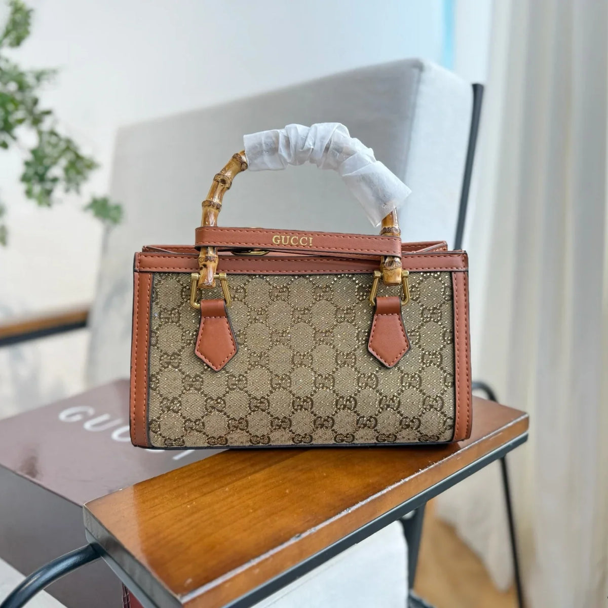 Retro bamboo handbag 1426010904