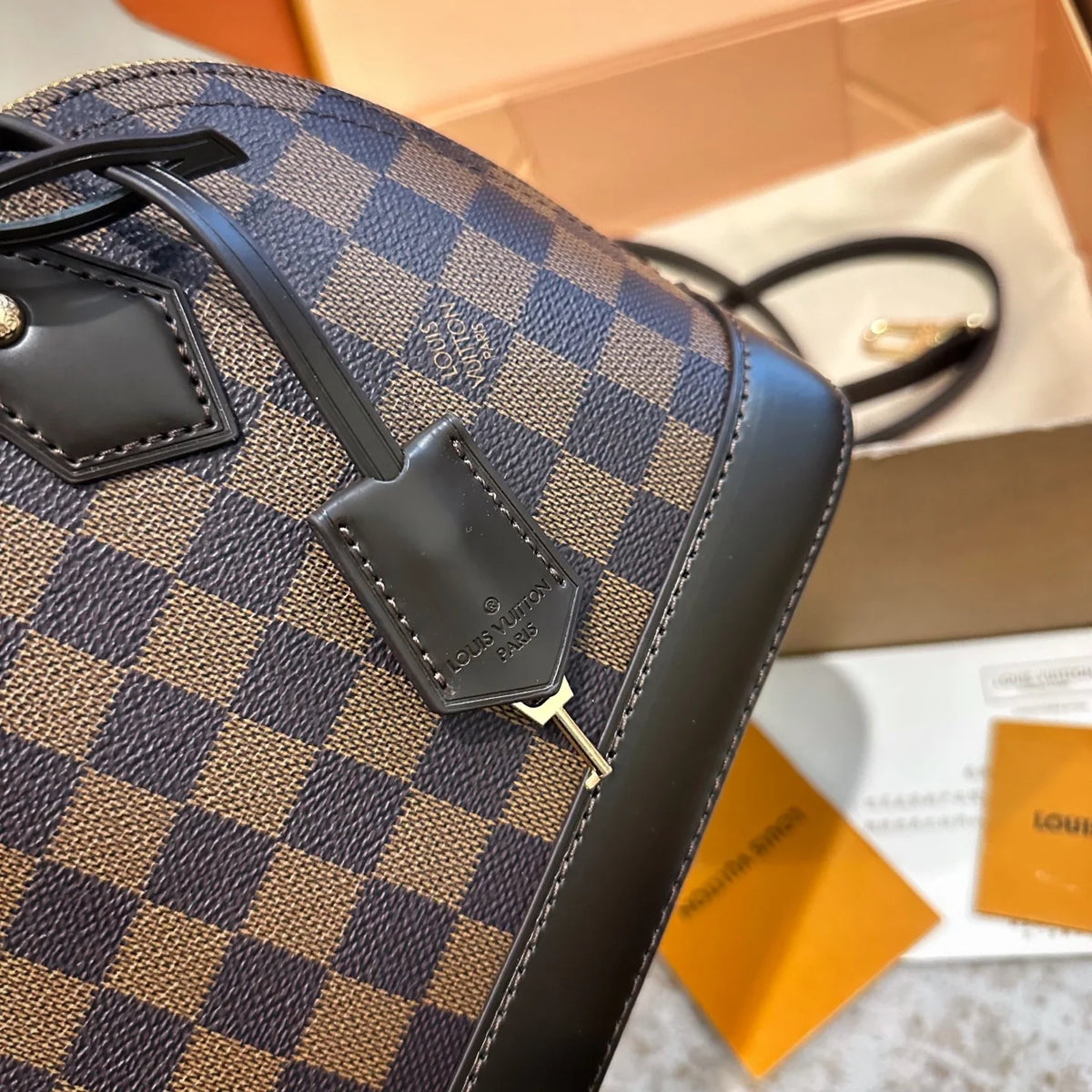 Checkerboard shell tote bag 1425121113