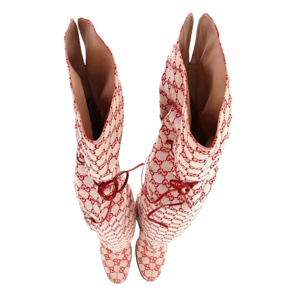 Round-toed print stiletto heel ankle boots 1025102714