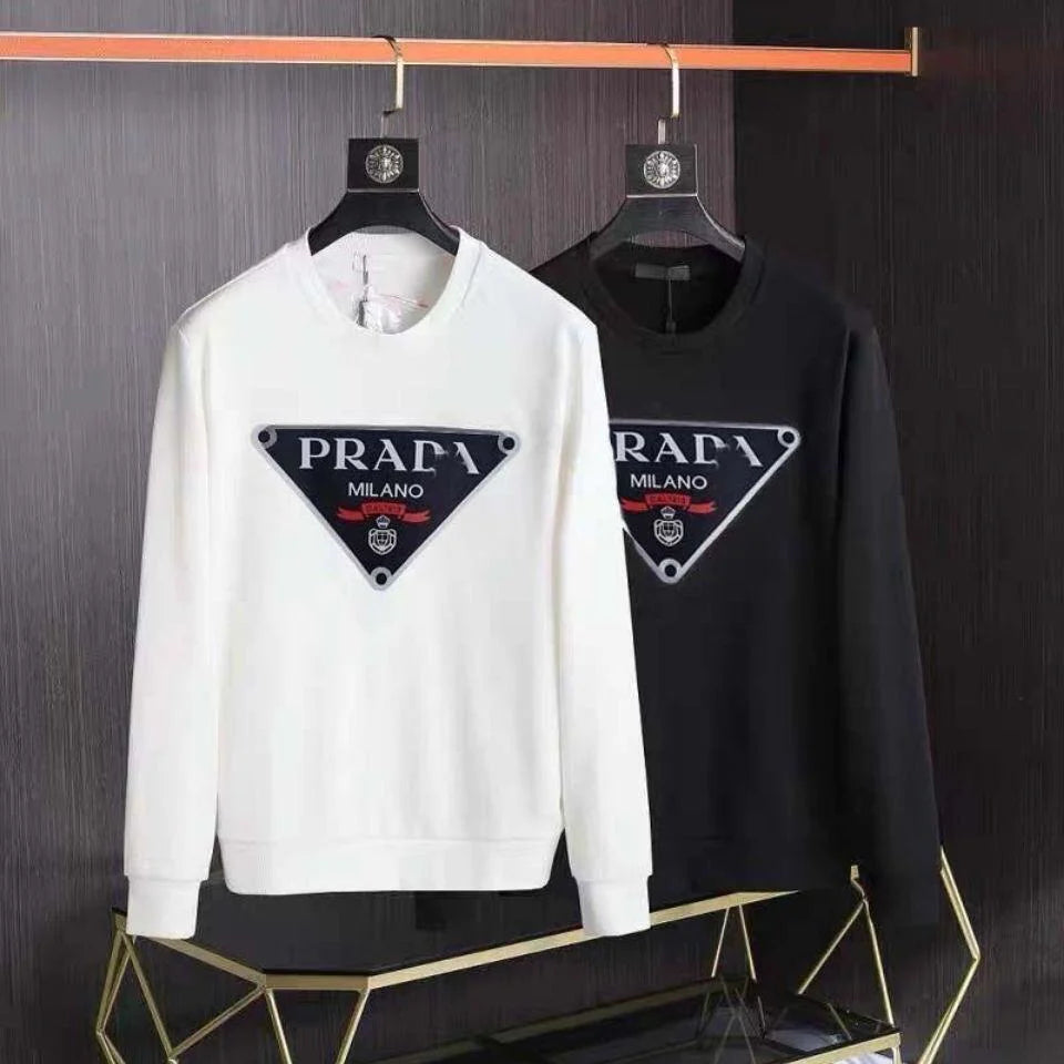 Pure Cotton Round Neck Pullover Bottoming Shirt 1024011023