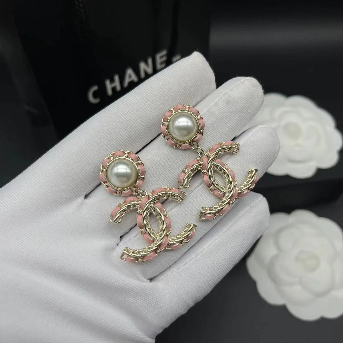 Fashionable Tassel Full Diamond Earrings 1024010313