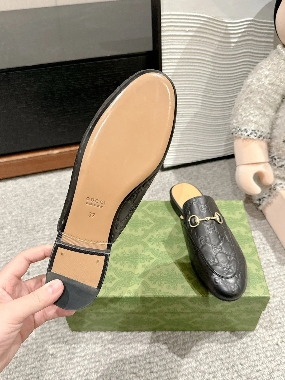 Horsebit Mule GG Leather 0426090701