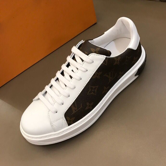 White Monogram Luxembourg Sneaker