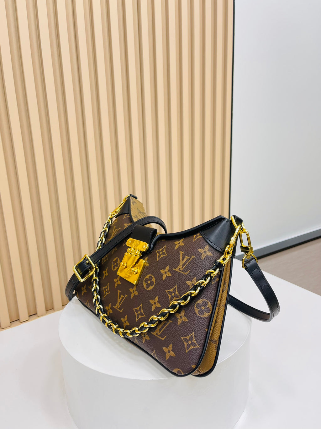 Fashion Design Large Capacity Women's Shoulder Bag Stylish Handheld Genuine Leather Canvas Messenger Bag 0424082106