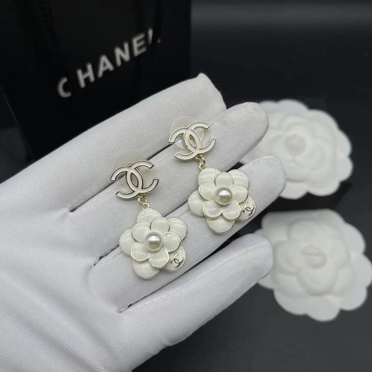 Fashionable Tassel Full Diamond Earrings 1024010313