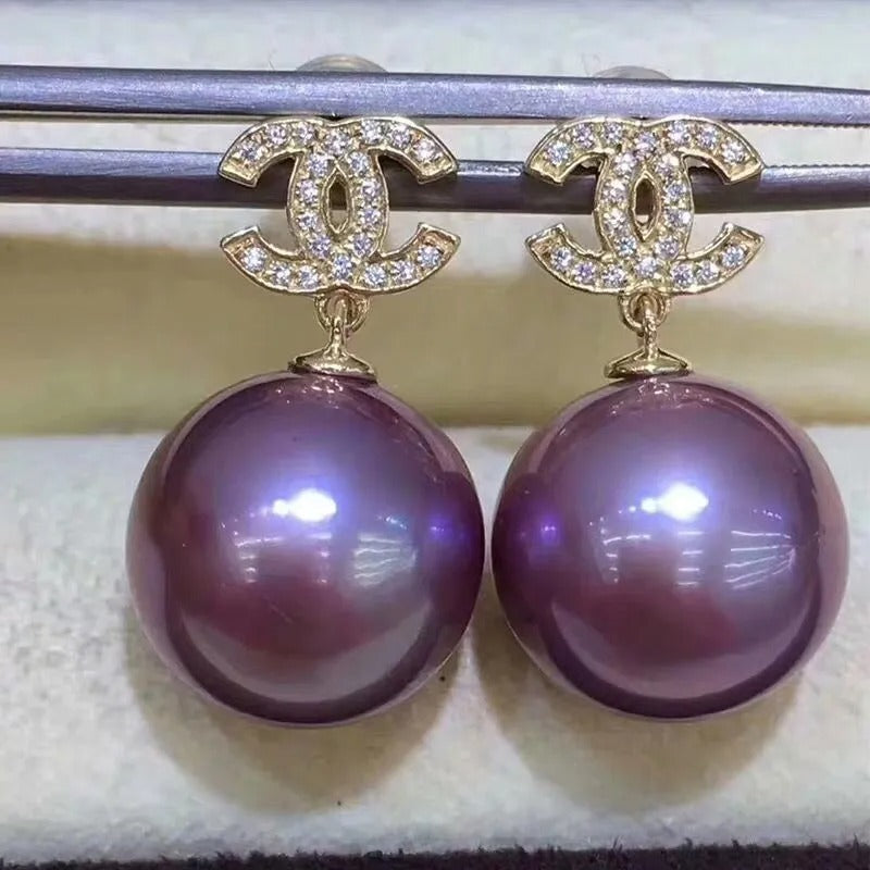 CHA Women Fashion Rhinestone Pearl Earrings 0425043012