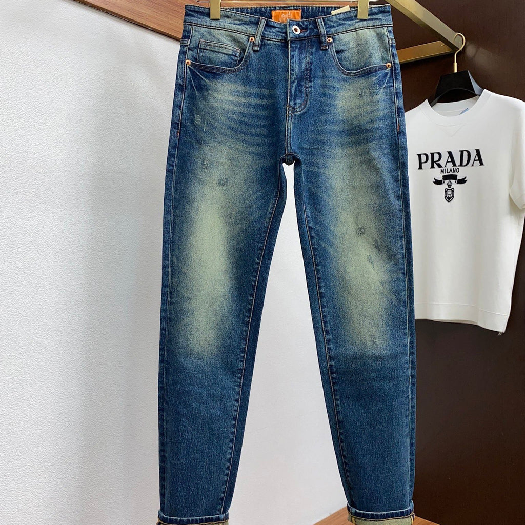 New men's elastic slim fit jeans 1024102212