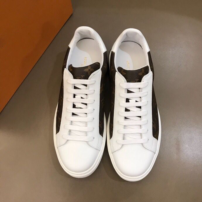 White Monogram Luxembourg Sneaker