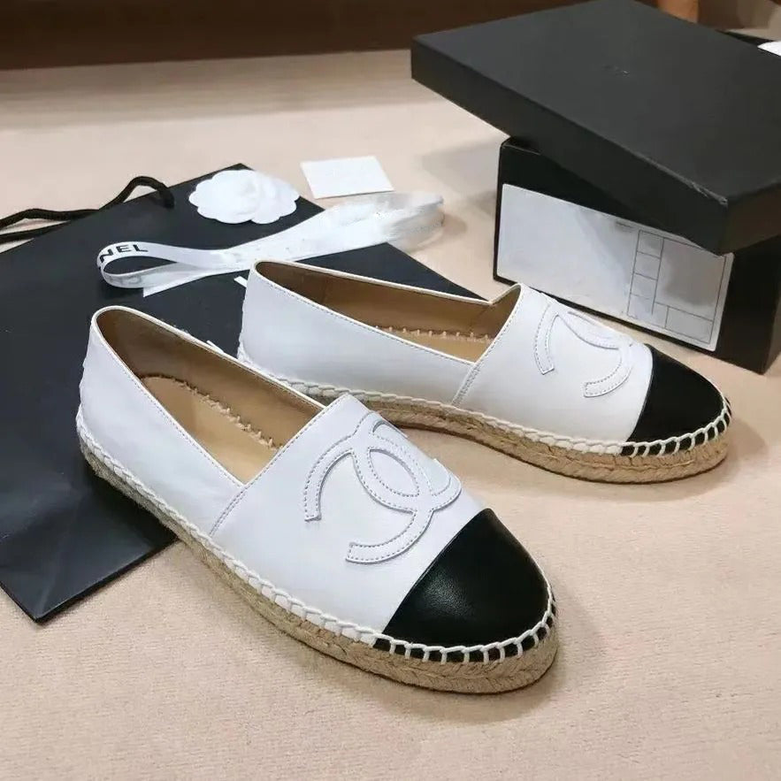 New fashion D logo womens loafers2