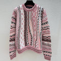 Plaid Slouchy Knit Sweater 1025103104