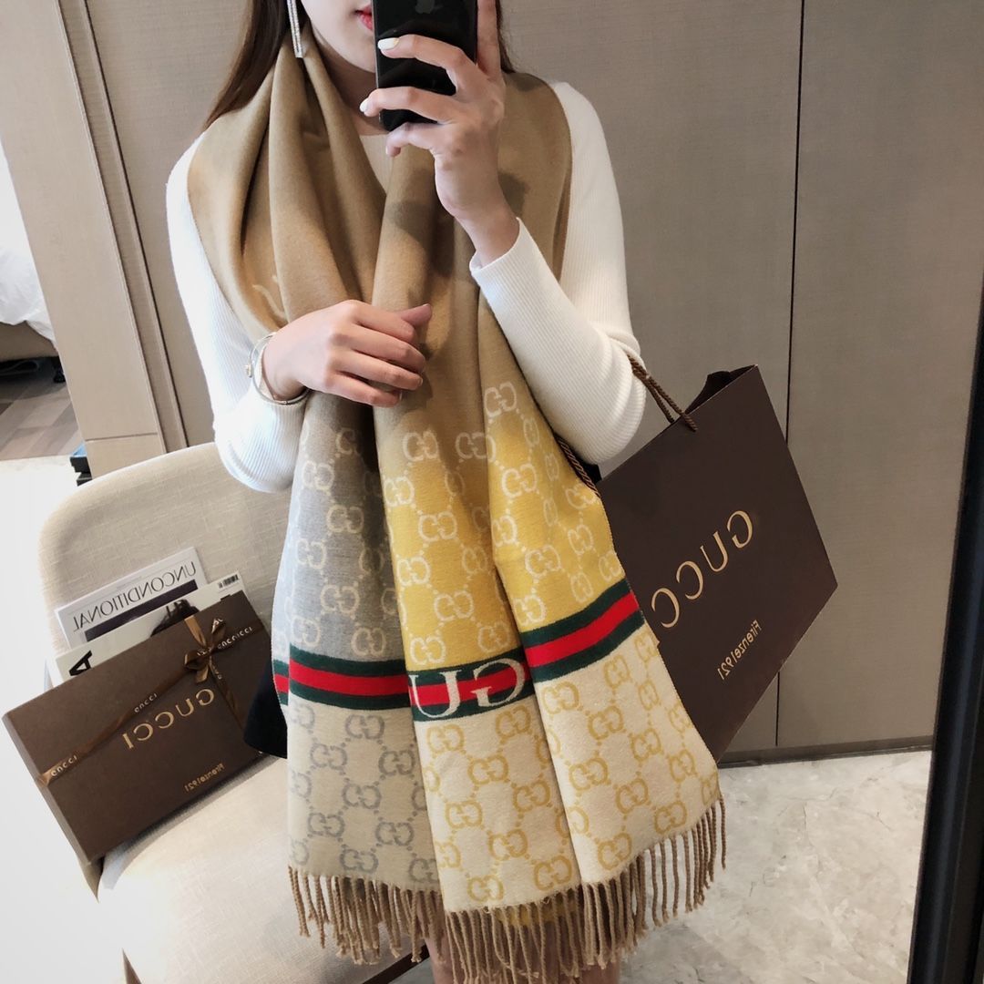 New double-sided two-color scarf shawl PD10071109