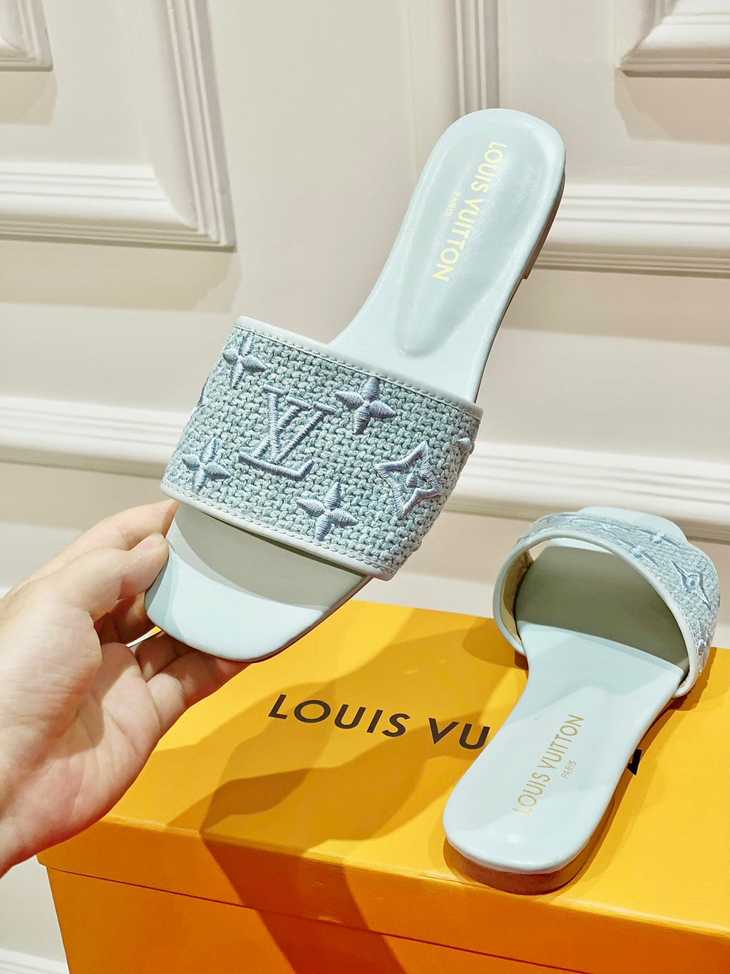 23 New summer slippers LOGO jacquard classic slippers XC 04 230717 02