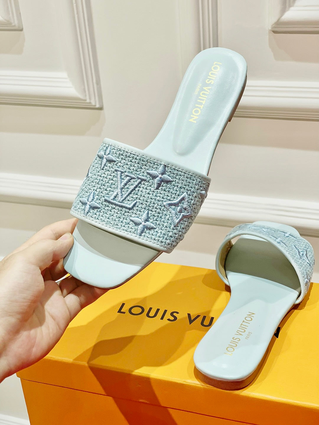 23 New summer slippers LOGO jacquard classic slippers XC 04 230717 02