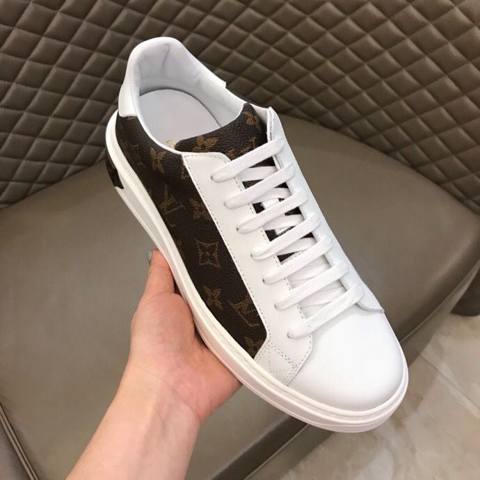 White Monogram Luxembourg Sneaker