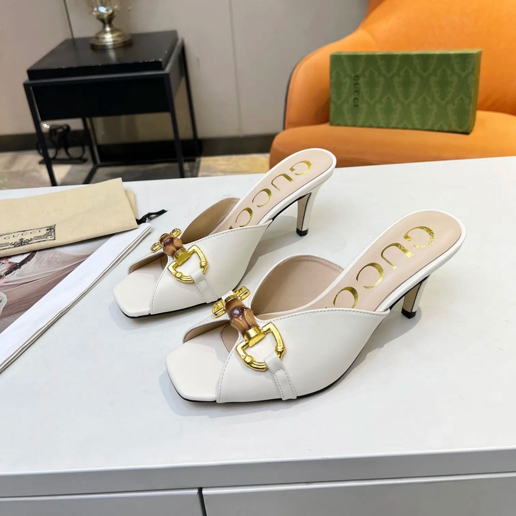 New Fashion Metal Horsebit Heeled Sandals XC04071102