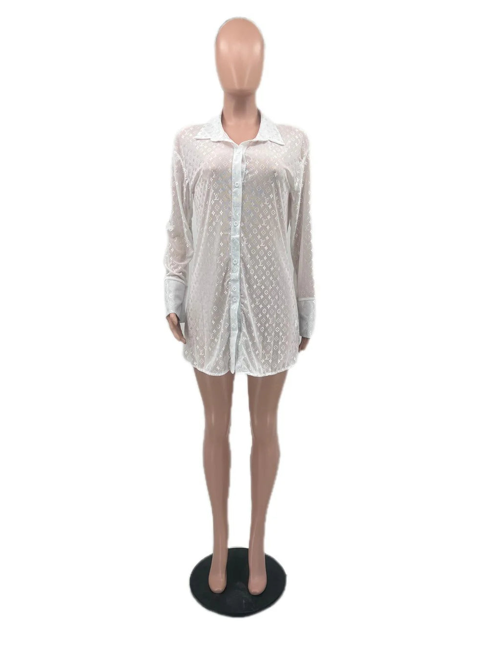 New Sexy Mesh Shirt Top 1024071933
