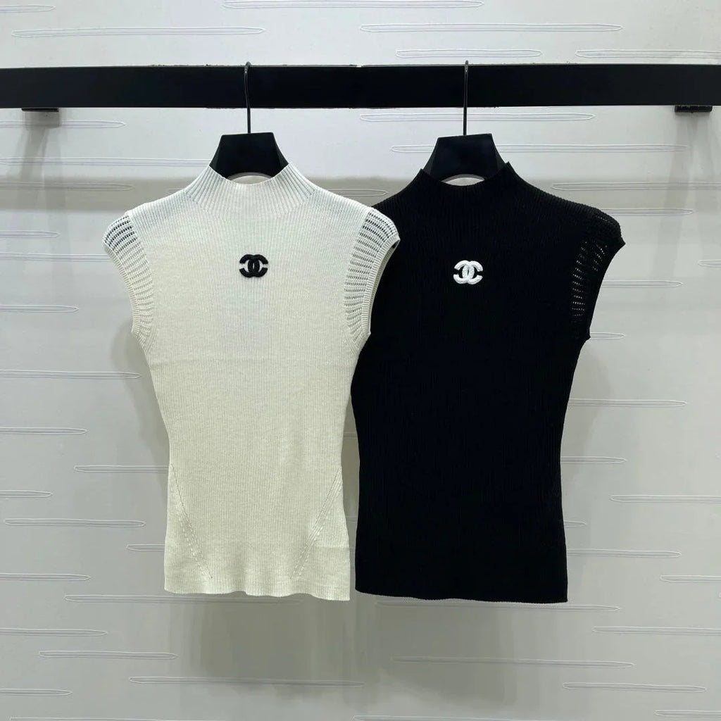 CC Ribbed Knit Tank Top Wool 406422