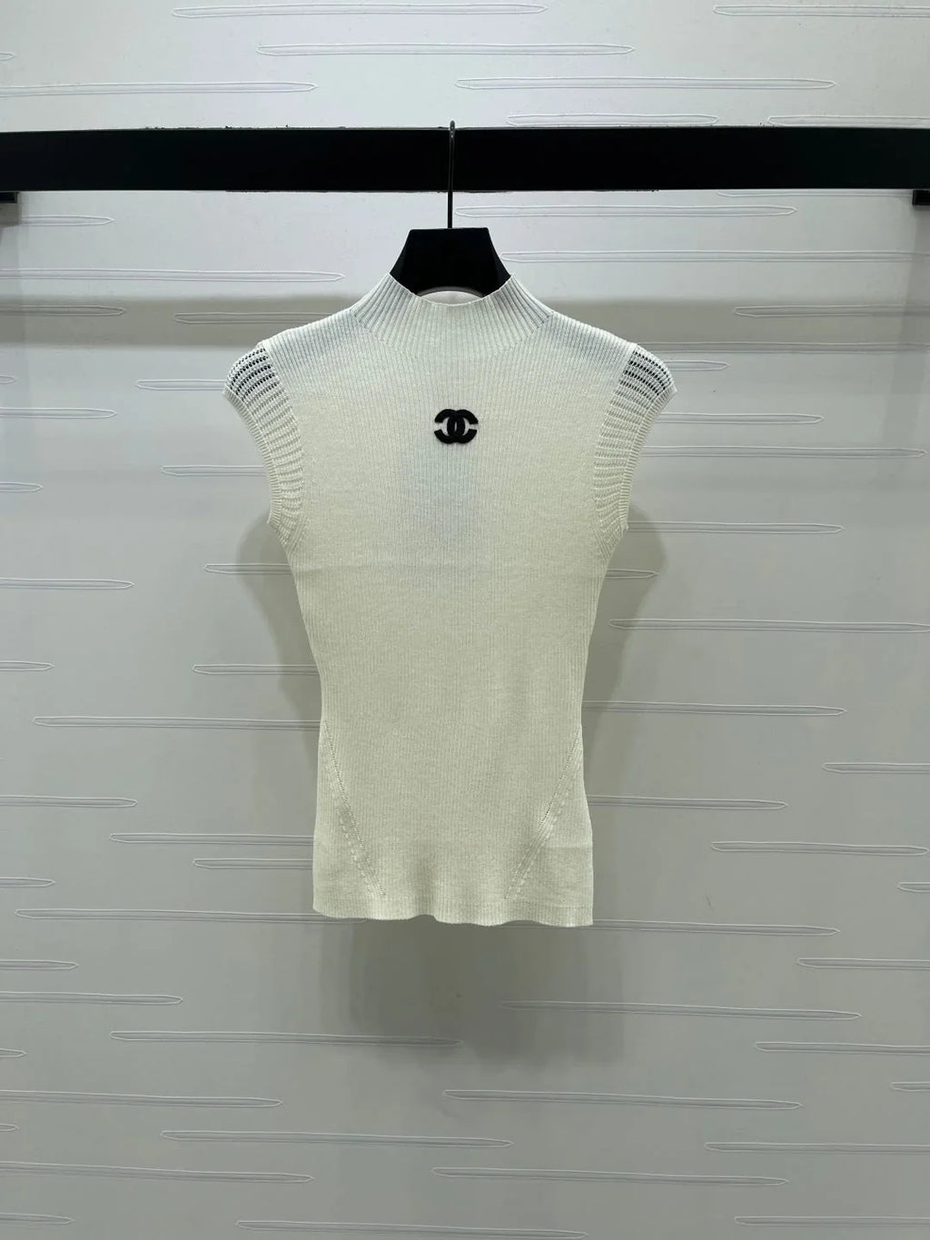 CC Ribbed Knit Tank Top Wool 406422
