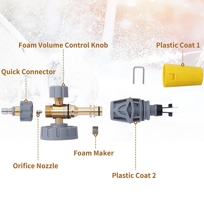 High-Pressure Foam Cannon for Car Washing